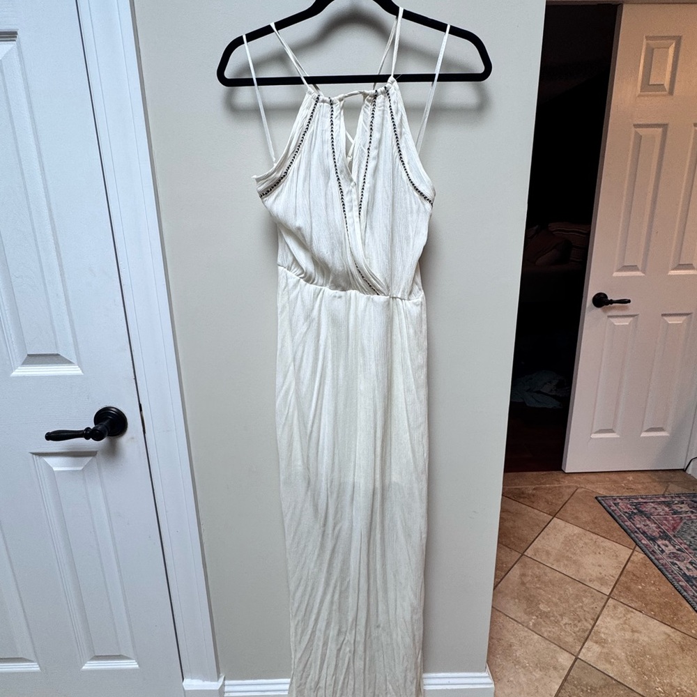 LUSH white maxi dress